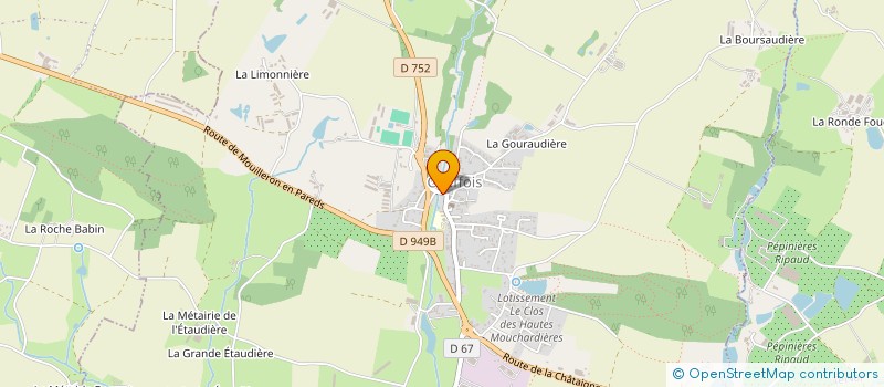 localisation de l'entreprise MONSIEUR GEORGES RIPAUD  CHEFFOIS