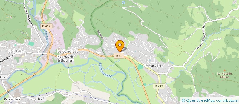 localisation de l'entreprise MONSIEUR GEORGES ROBERT  VAGNEY