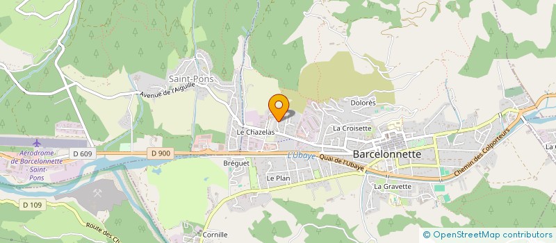 localisation de l'entreprise MONSIEUR GEORGES ROCHE  BARCELONNETTE