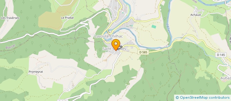 localisation de l'entreprise MONSIEUR GEORGES ROCHE à SAINT-CIRGUES
