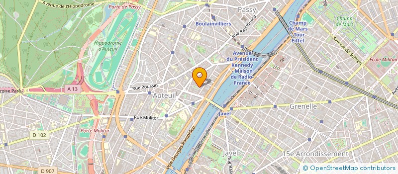 localisation de l'entreprise MONSIEUR GEORGES RODESCH  PARIS