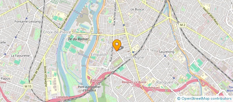 localisation de l'entreprise MONSIEUR GEORGES RODRIGUEZ  TOULOUSE