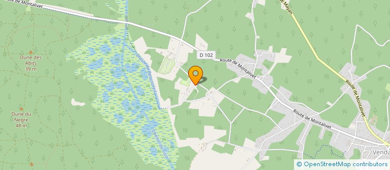 localisation de l'entreprise MONSIEUR GEORGES ROGER à VENDAYS-MONTALIVET