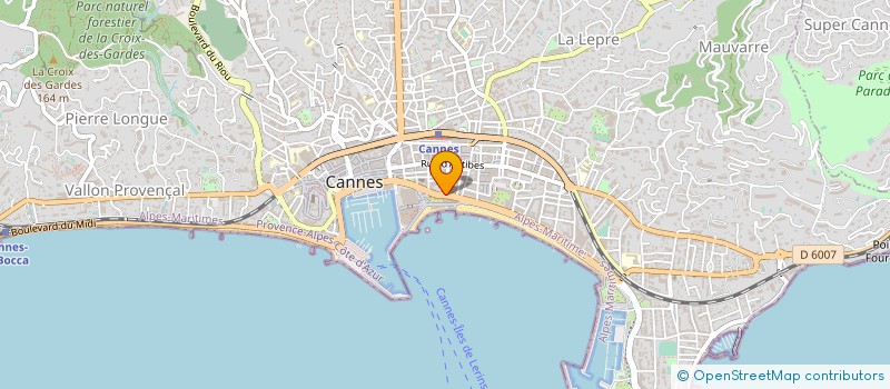 localisation de l'entreprise MONSIEUR GEORGES ROMERSA à CANNES