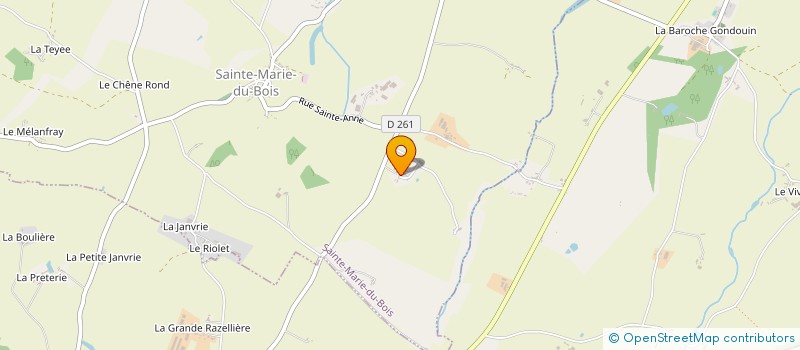 localisation de l'entreprise MONSIEUR GEORGES ROSE  SAINT-JULIEN-DU-TERROUX