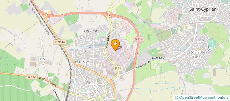 localisation de l'entreprise MONSIEUR GEORGES ROTGER à ELNE