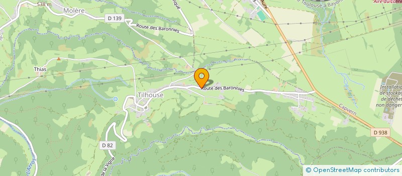 localisation de l'entreprise MONSIEUR GEORGES ROUGE  TILHOUSE