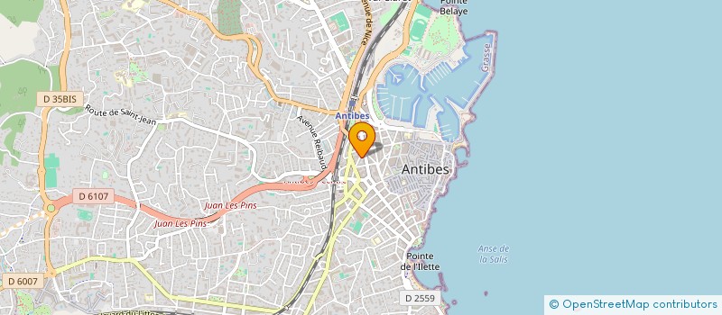 localisation de l'entreprise MONSIEUR GEORGES ROUGERON à ANTIBES