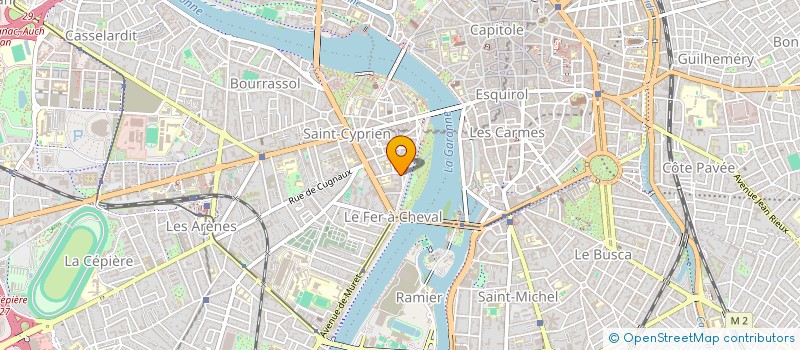 localisation de l'entreprise MONSIEUR GEORGES ROUQUET à TOULOUSE