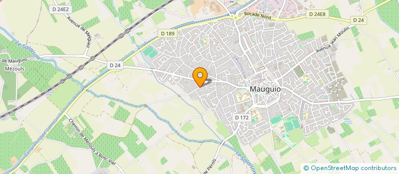 localisation de l'entreprise MONSIEUR GEORGES ROUX  MAUGUIO