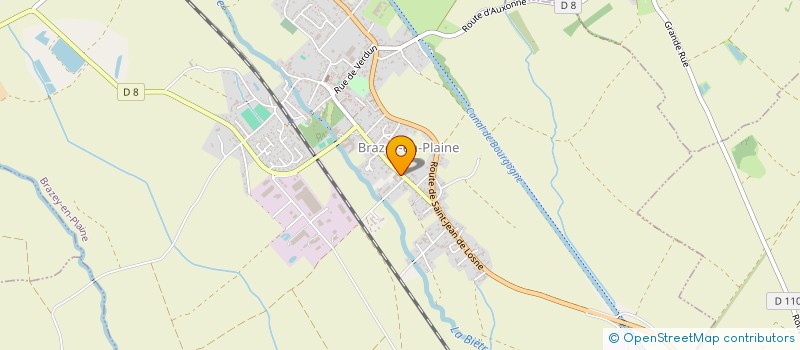 localisation de l'entreprise MONSIEUR GEORGES ROYER  BRAZEY-EN-PLAINE