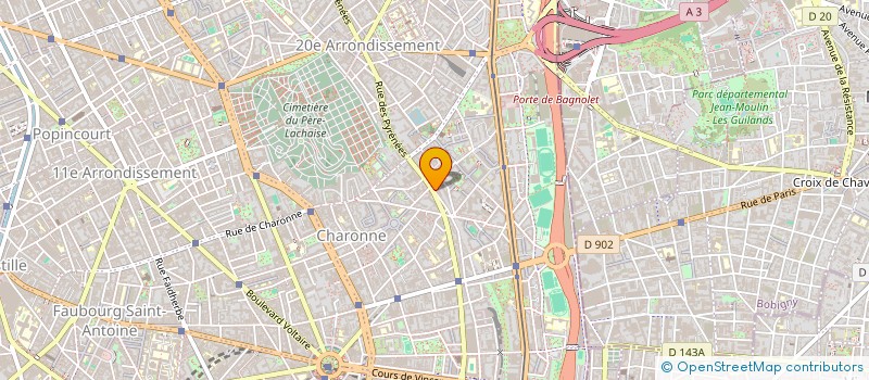 localisation de l'entreprise MONSIEUR GEORGES SAINT PIERRE  PARIS