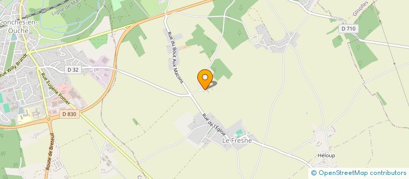 localisation de l'entreprise MONSIEUR GEORGES SALLE  LE FIDELAIRE