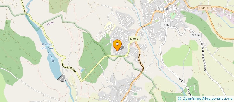 localisation de l'entreprise MONSIEUR GEORGES SANCHEZ  FORCALQUIER