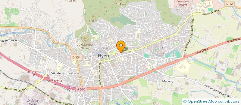 localisation de l'entreprise MONSIEUR GEORGES SANNA  HYERES