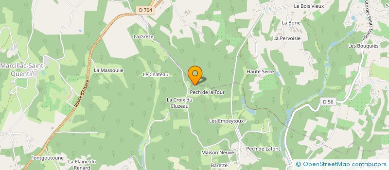 localisation de l'entreprise MONSIEUR GEORGES SAULIERE à SAINTE-NATHALENE