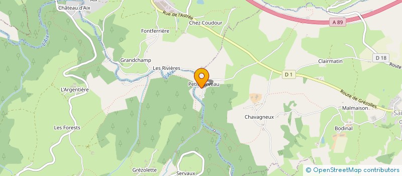localisation de l'entreprise MONSIEUR GEORGES SAUVEUR à CREMEAUX