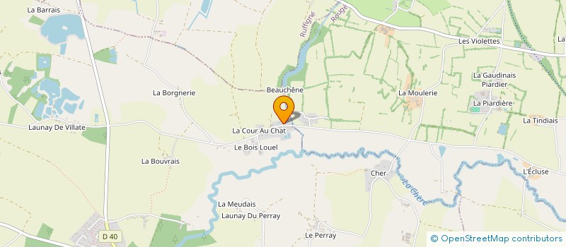 localisation de l'entreprise MONSIEUR GEORGES SAVONA  SAINT-AUBIN-DES-CHATEAUX