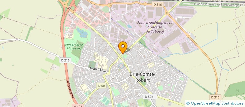 localisation de l'entreprise MONSIEUR GEORGES SCHATZ à BRIE-COMTE-ROBERT