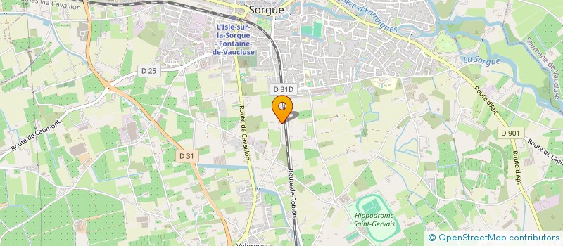 localisation de l'entreprise MONSIEUR GEORGES SCHLIM à L'ISLE-SUR-LA-SORGUE