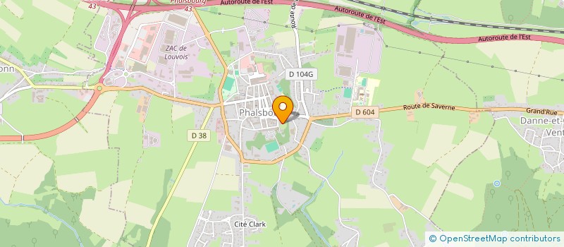 localisation de l'entreprise MONSIEUR GEORGES SCHMITT  PHALSBOURG