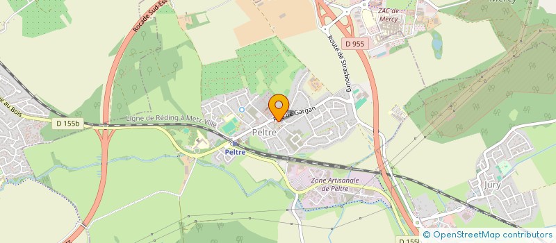 localisation de l'entreprise MONSIEUR GEORGES SCHMITT  PELTRE