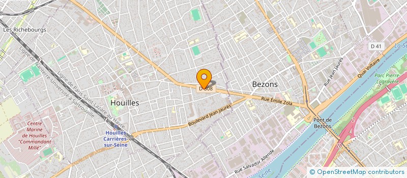 localisation de l'entreprise MONSIEUR GEORGES SCHUTZ  HOUILLES