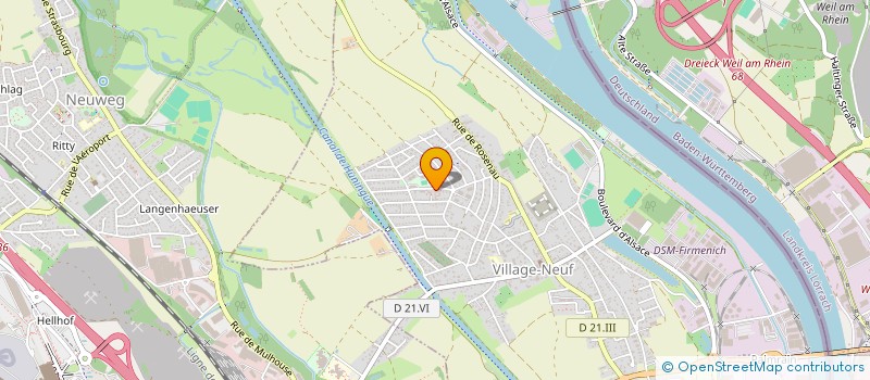 localisation de l'entreprise MONSIEUR GEORGES SCHUWER  VILLAGE-NEUF