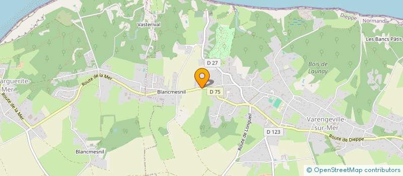 localisation de l'entreprise MONSIEUR GEORGES SEBAG à VARENGEVILLE-SUR-MER