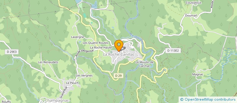 localisation de l'entreprise MONSIEUR GEORGES SECK  ARGENTAT-SUR-DORDOGNE