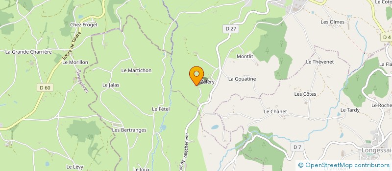 localisation de l'entreprise MONSIEUR GEORGES SECOND à VILLECHENEVE