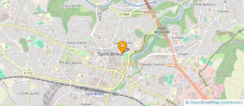 localisation de l'entreprise MONSIEUR GEORGES SEGUELA à SAINT-BRIEUC