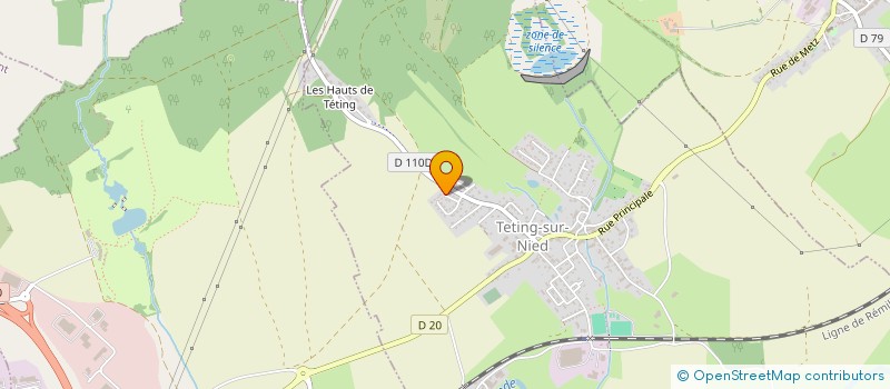 localisation de l'entreprise MONSIEUR GEORGES SEJOURNANT  TETING-SUR-NIED