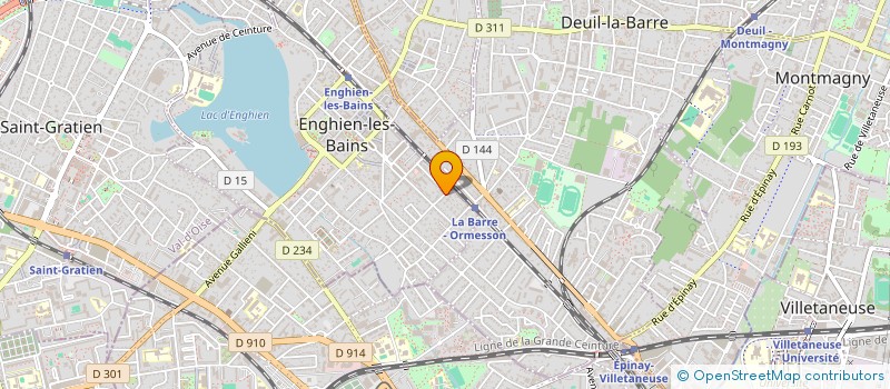 localisation de l'entreprise MONSIEUR GEORGES SERON à ENGHIEN-LES-BAINS