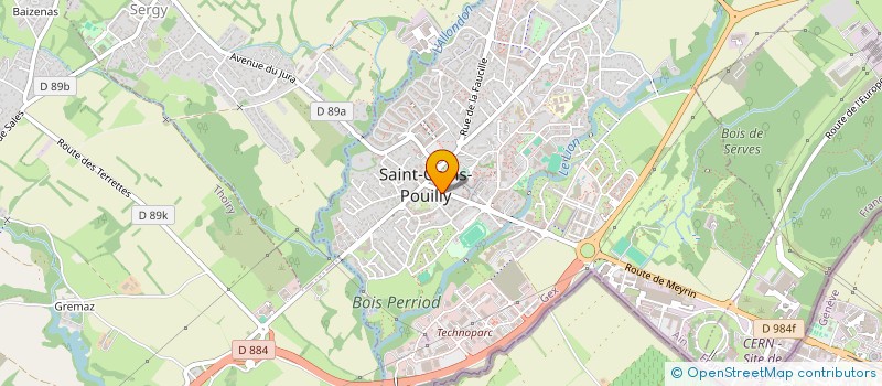 localisation de l'entreprise MONSIEUR GEORGES SEROR à SAINT-GENIS-POUILLY