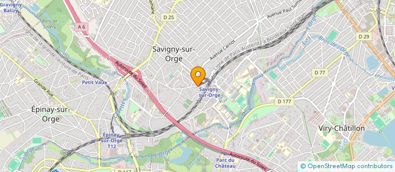 localisation de l'entreprise MONSIEUR GEORGES SEROR à SAVIGNY-SUR-ORGE