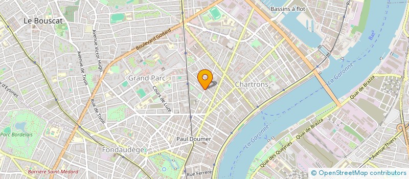 localisation de l'entreprise MONSIEUR GEORGES SERRA à BORDEAUX