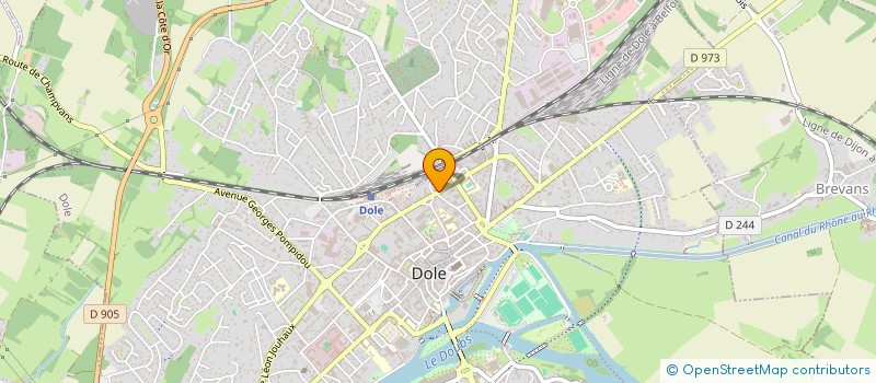 localisation de l'entreprise MONSIEUR GEORGES SFEIR à DOLE