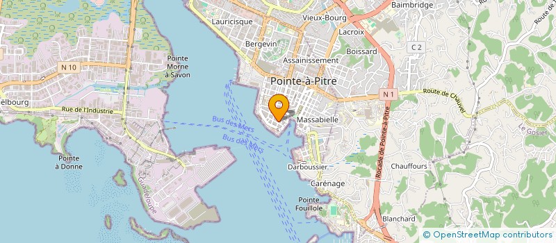 localisation de l'entreprise MONSIEUR GEORGES SIZAM à POINTE A PITRE