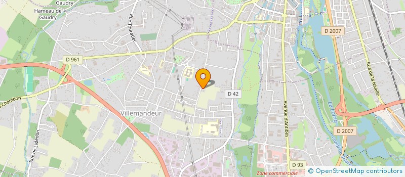 localisation de l'entreprise MONSIEUR GEORGES SOARES à VILLEMANDEUR