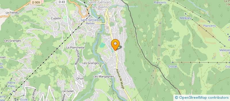 localisation de l'entreprise MONSIEUR GEORGES SOCQUET  SAINT-GERVAIS-LES-BAINS