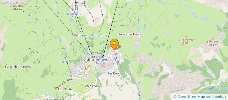 localisation de l'entreprise MONSIEUR GEORGES SOLVET  ORCIERES