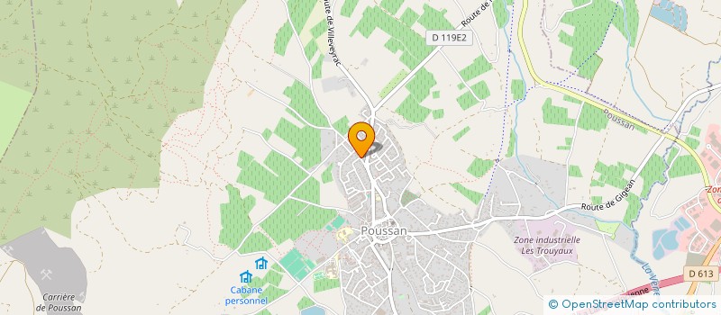 localisation de l'entreprise MONSIEUR GEORGES SOUCHON  POUSSAN