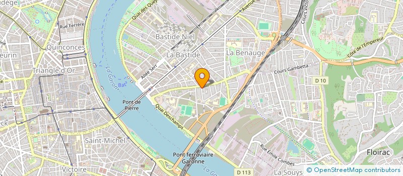 localisation de l'entreprise MONSIEUR GEORGES SOULARUE à BORDEAUX