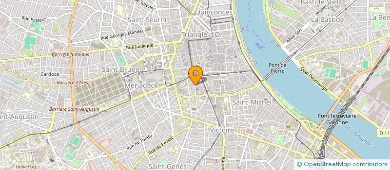 localisation de l'entreprise MONSIEUR GEORGES SOUQUE à BORDEAUX