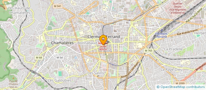 localisation de l'entreprise MONSIEUR GEORGES SOUTEYRAND à CLERMONT-FERRAND