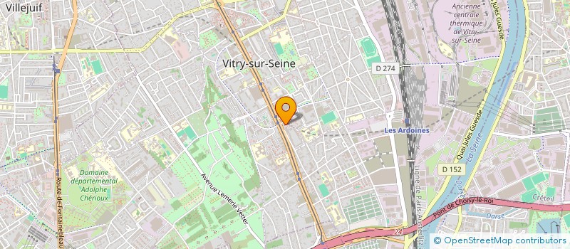 localisation de l'entreprise MONSIEUR GEORGES STEPHAN  VITRY-SUR-SEINE