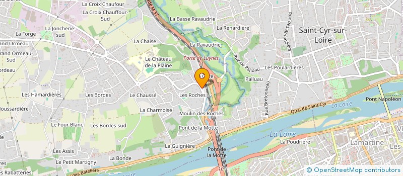 localisation de l'entreprise MONSIEUR GEORGES STRAUCH à FONDETTES