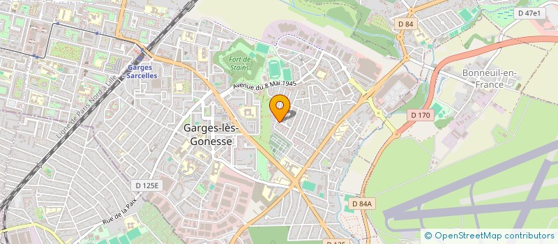 localisation de l'entreprise MONSIEUR GEORGES TABEU  GARGES-LES-GONESSE