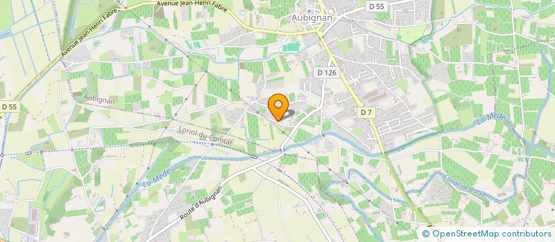 localisation de l'entreprise MONSIEUR GEORGES TACUSSEL  AUBIGNAN